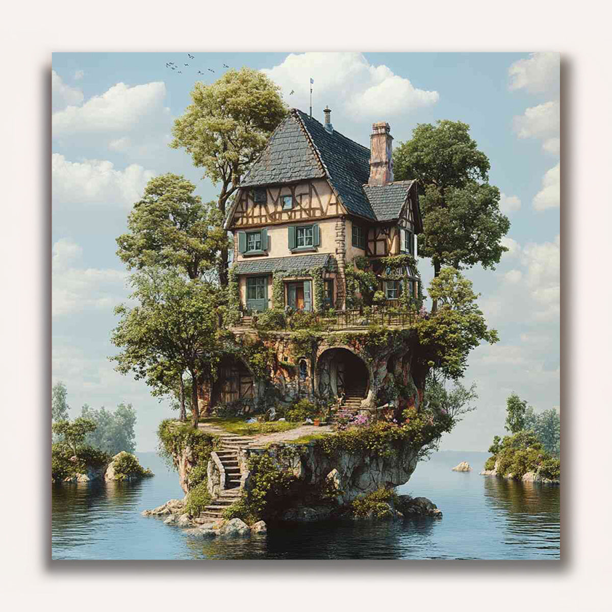 Paint by Numbers - Island of Dreams, house