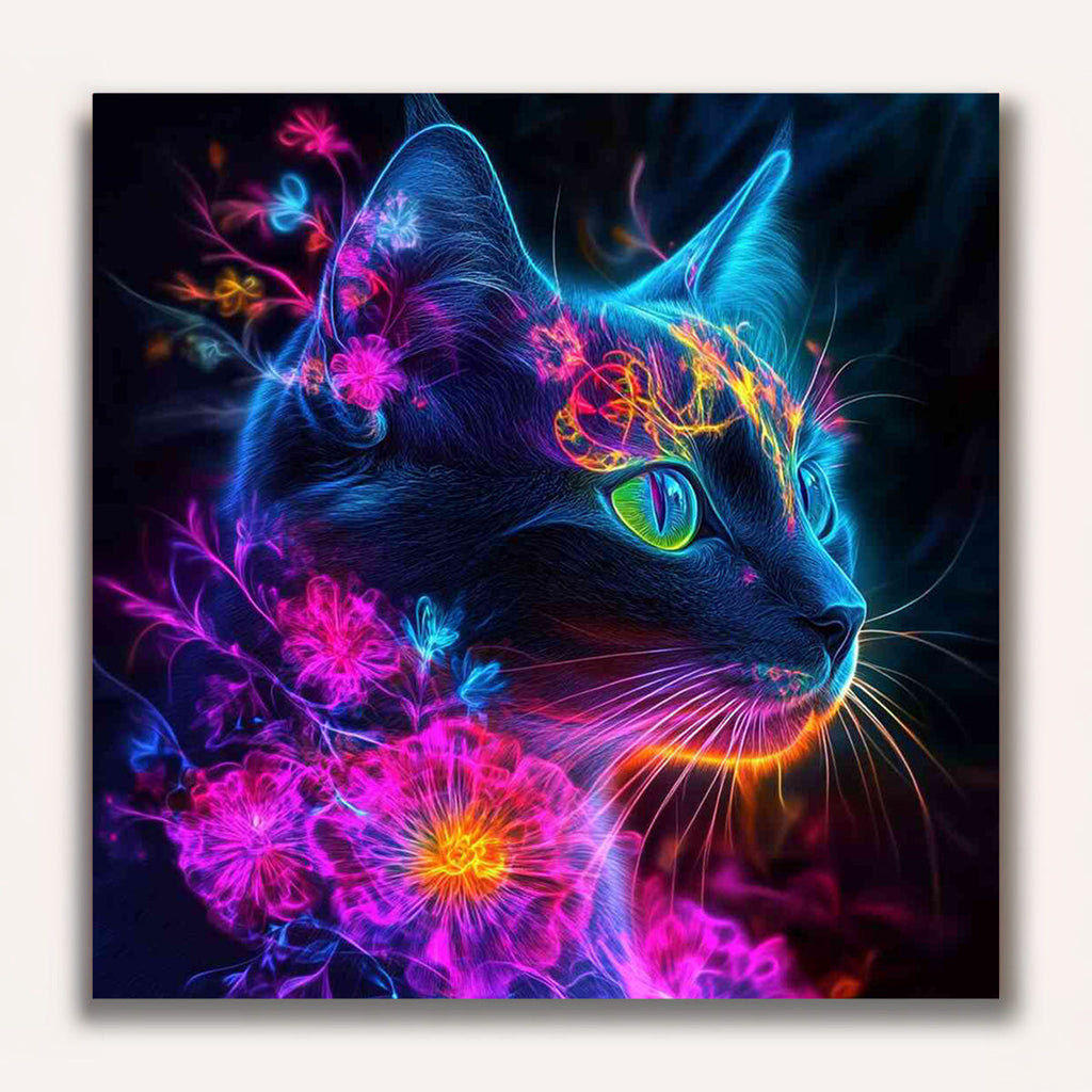 Paint by Numbers - Luminous Mysticism, Cat