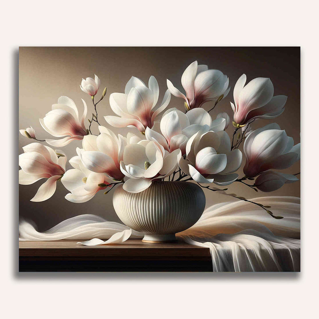 Magnolia flower - Paint by Numbers