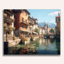 Paint by Numbers - Mediterranean idyll, city in the mountains