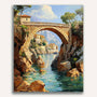 Paint by Numbers - Mediterranean idyll, sea bridge