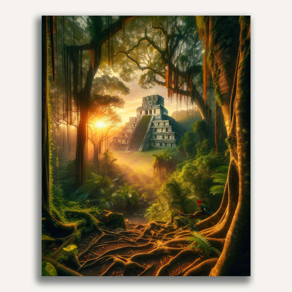 Paint by Numbers - Maya Temple