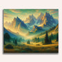 Mountains - Paint by Numbers