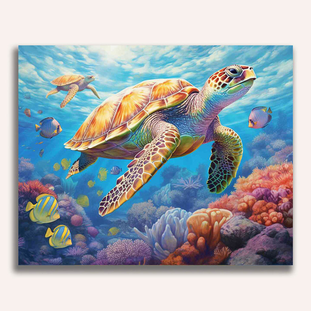 Paint by Numbers - Oceanic dream flight