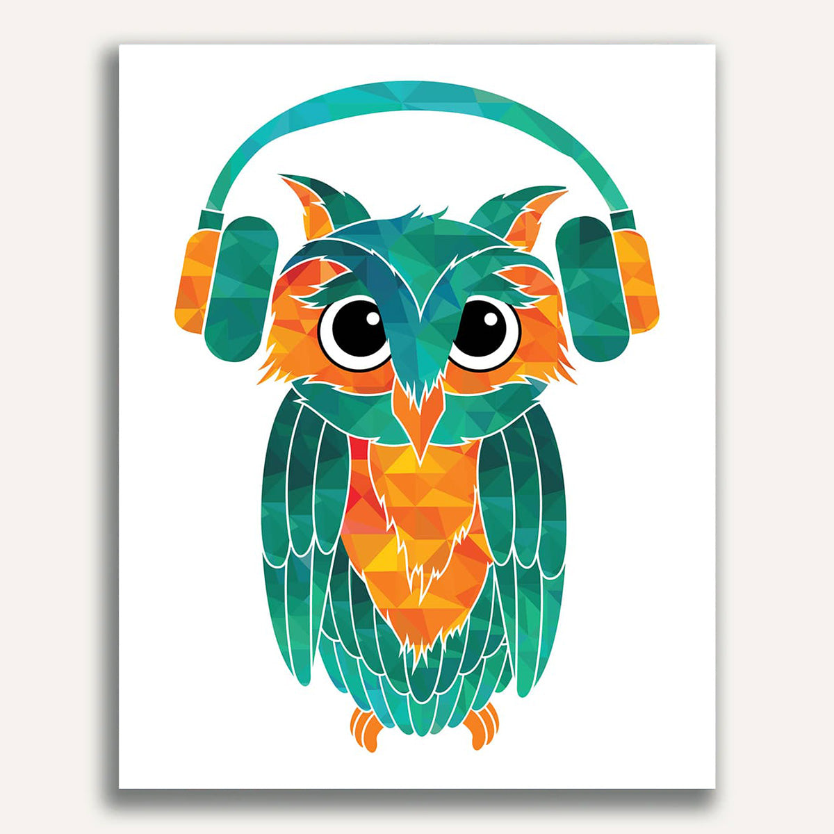Owl, Music - Paint by Numbers