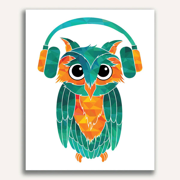 Owl, Music - Paint by Numbers
