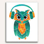 Owl, Music - Paint by Numbers