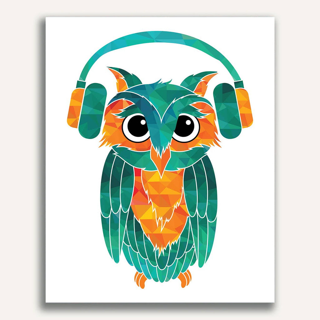 Owl, Music - Paint by Numbers