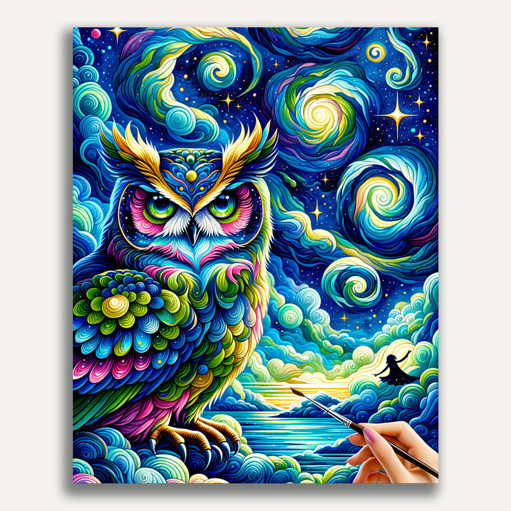 owl universe - Paint by Numbers