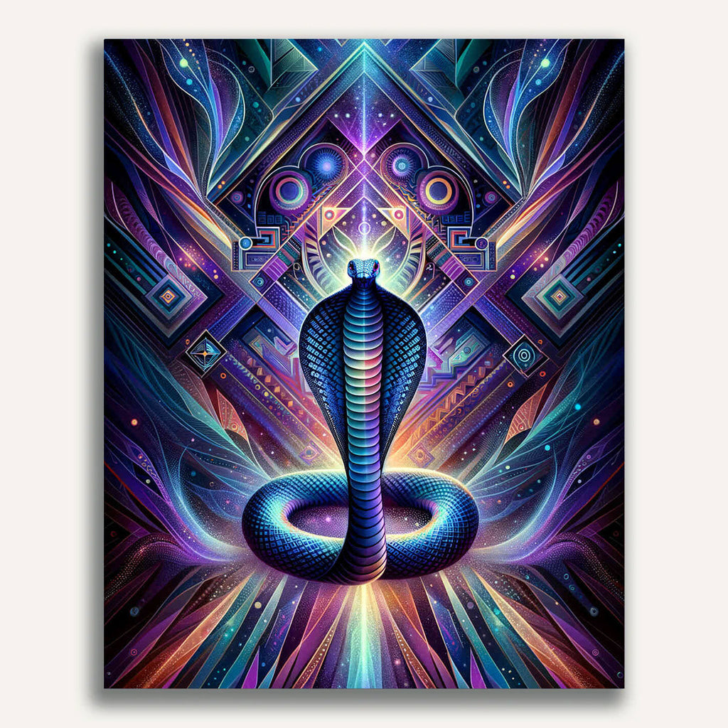 Paint by Numbers - Abstract Cobra
