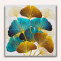Paint by Numbers - Abstract ginkgo leaves bouquet