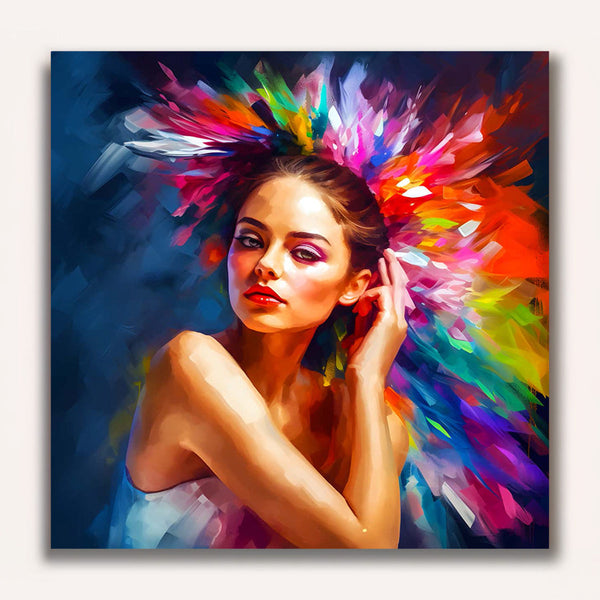 Paint by Numbers - Abstract hairstyle