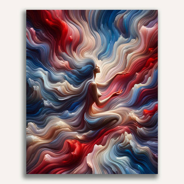 Paint by Numbers - Abstract Woman Colors