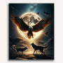 Paint by Numbers - Eagle at night