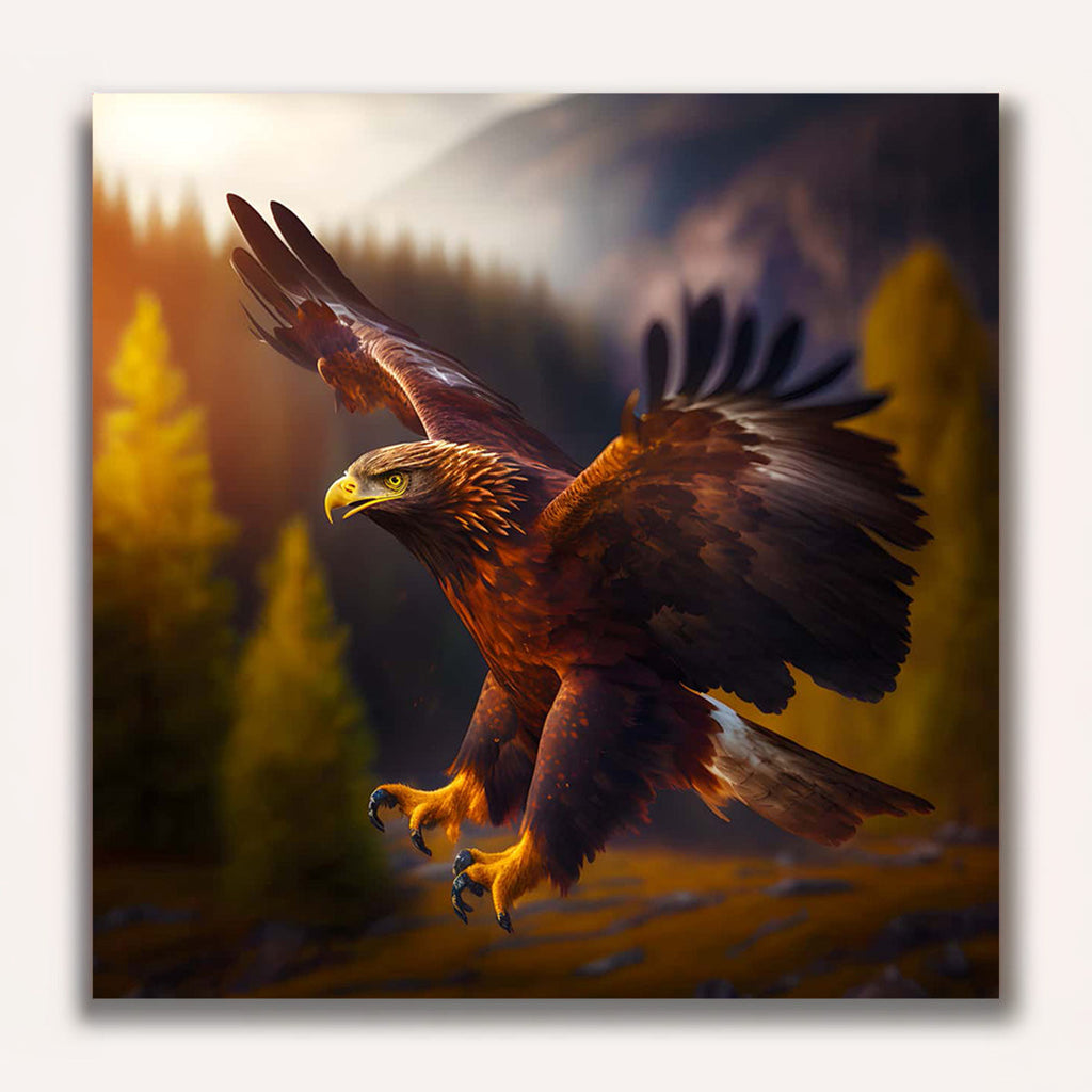 Paint by Numbers - Eagle sideways