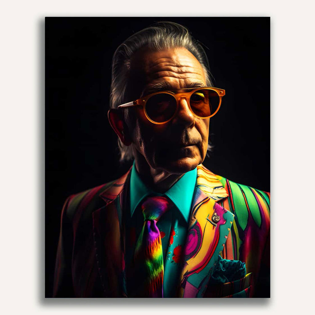 Paint by Numbers - Old businessman