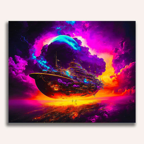 Paint by Numbers - Airship
