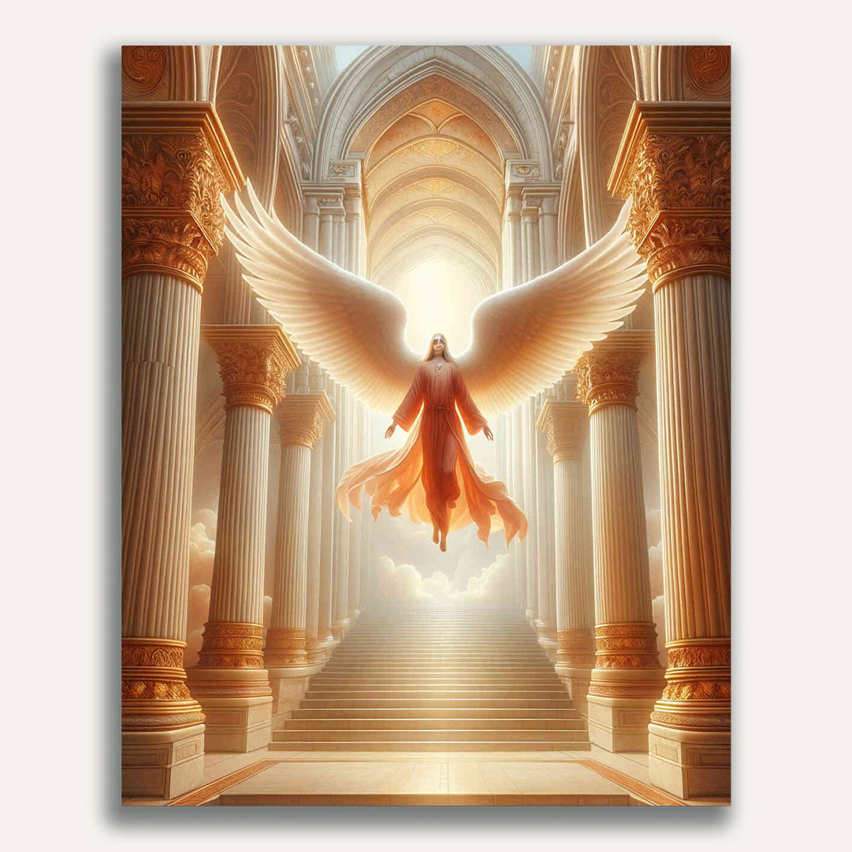 Paint by Numbers - Angel floats