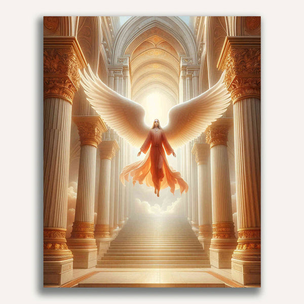 Paint by Numbers - Angel floats