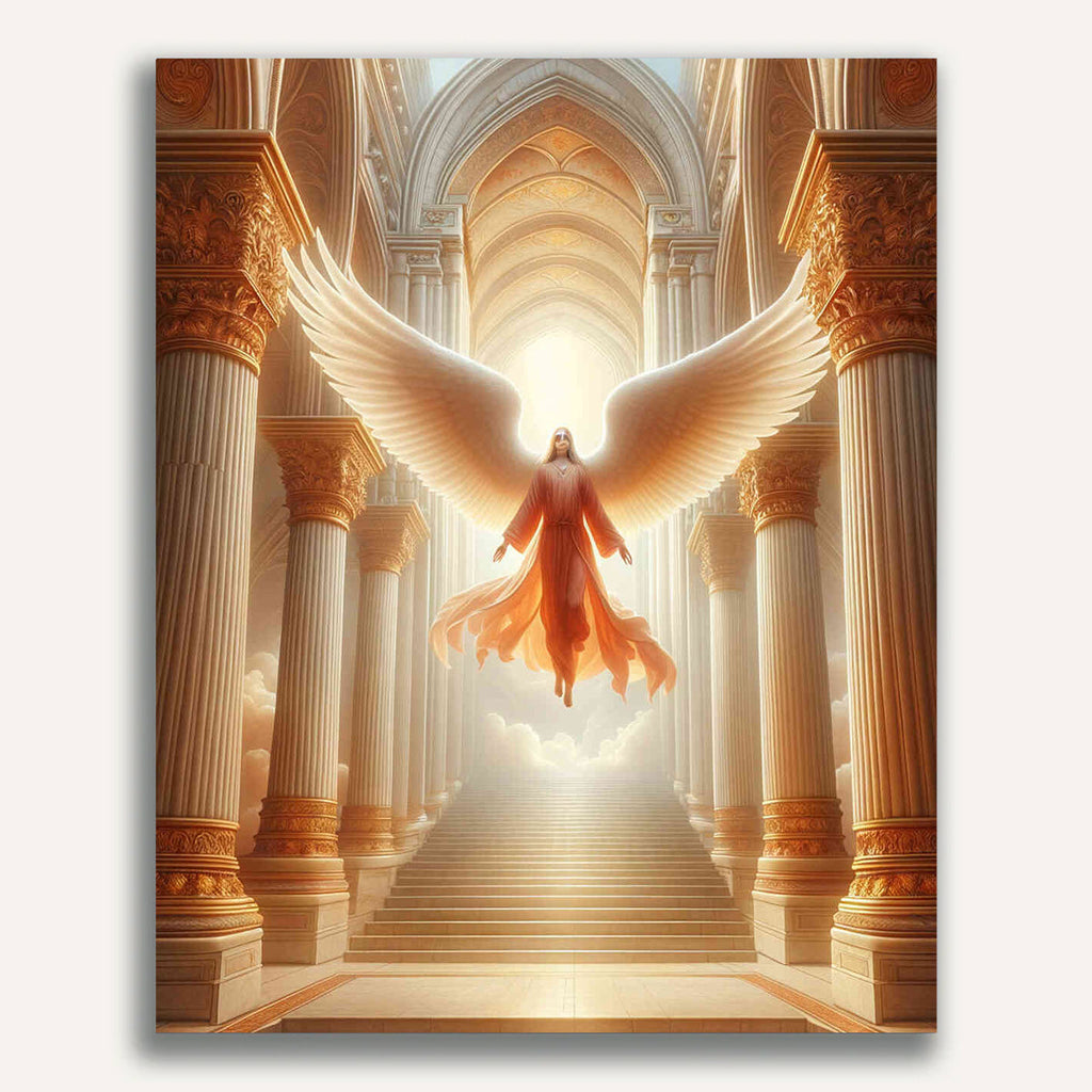 Paint by Numbers - Angel floats