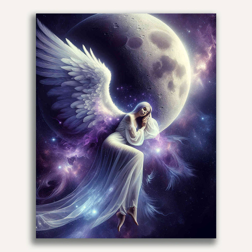 Paint by Numbers - Angel on the Moon