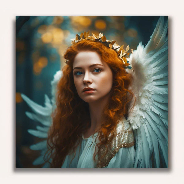 Paint by Numbers - Angel with red hair