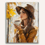 Paint by Numbers - Autumn Coffee Woman