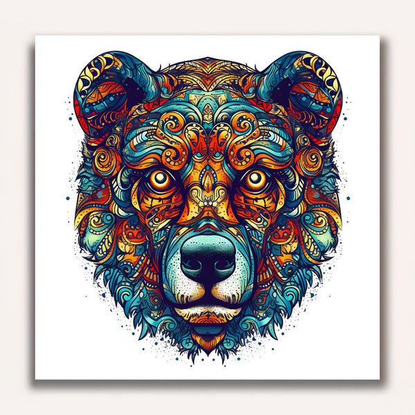 Paint by Numbers - Bear Frontal