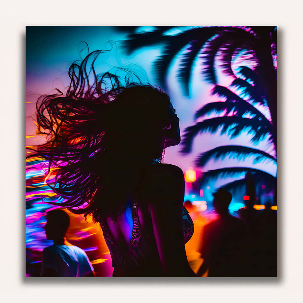 Paint by Numbers - Beach party at night