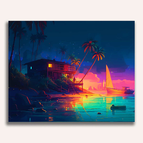Paint by Numbers - Beach party