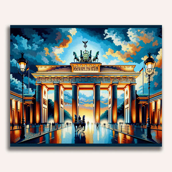Paint by Numbers - Berlin Brandenburg Gate