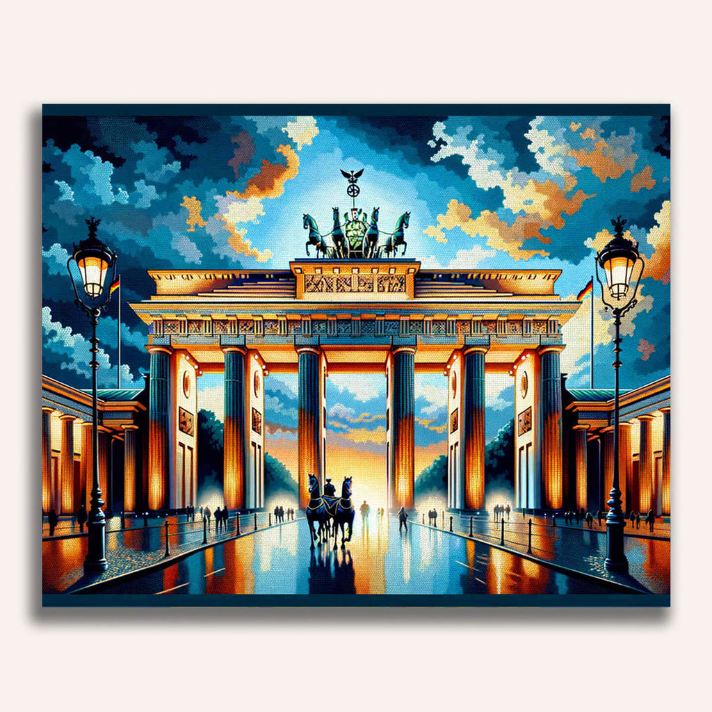 Paint by Numbers - Berlin Brandenburg Gate