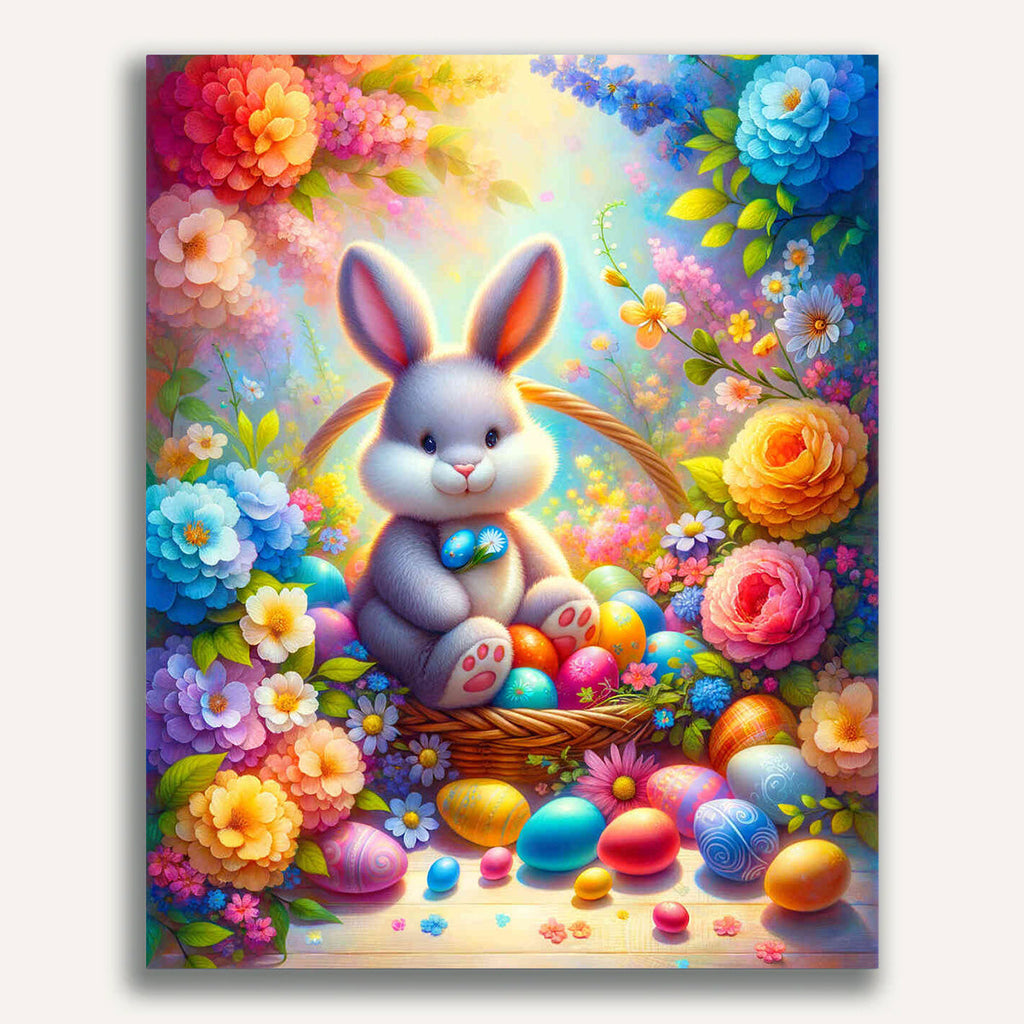 Paint by Numbers - Big Colorful Easter Basket