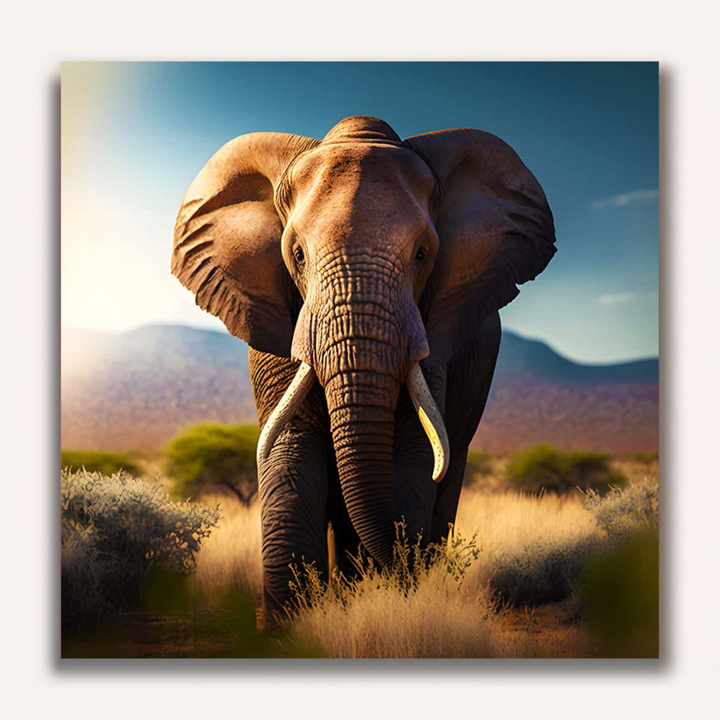 Paint by Numbers - Big elephant frontal