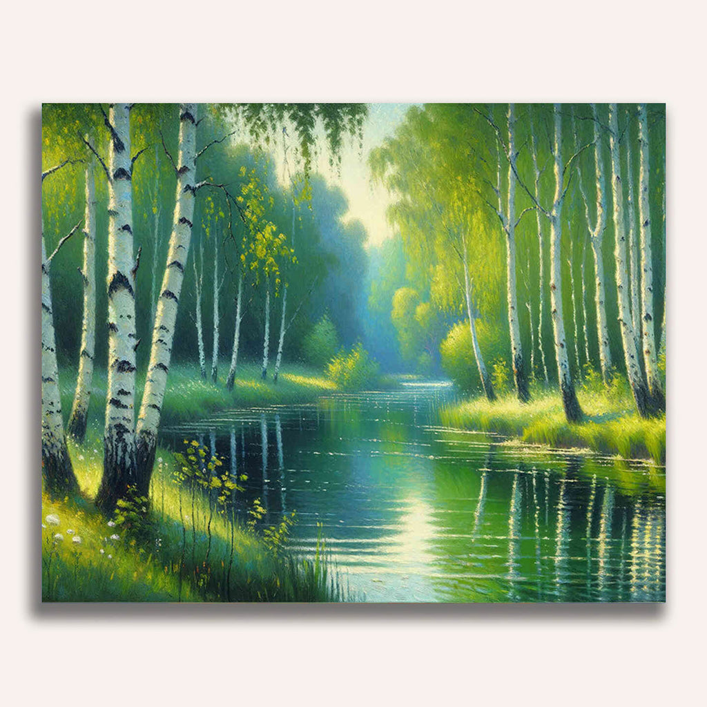 Paint by Numbers - Birch Idyll