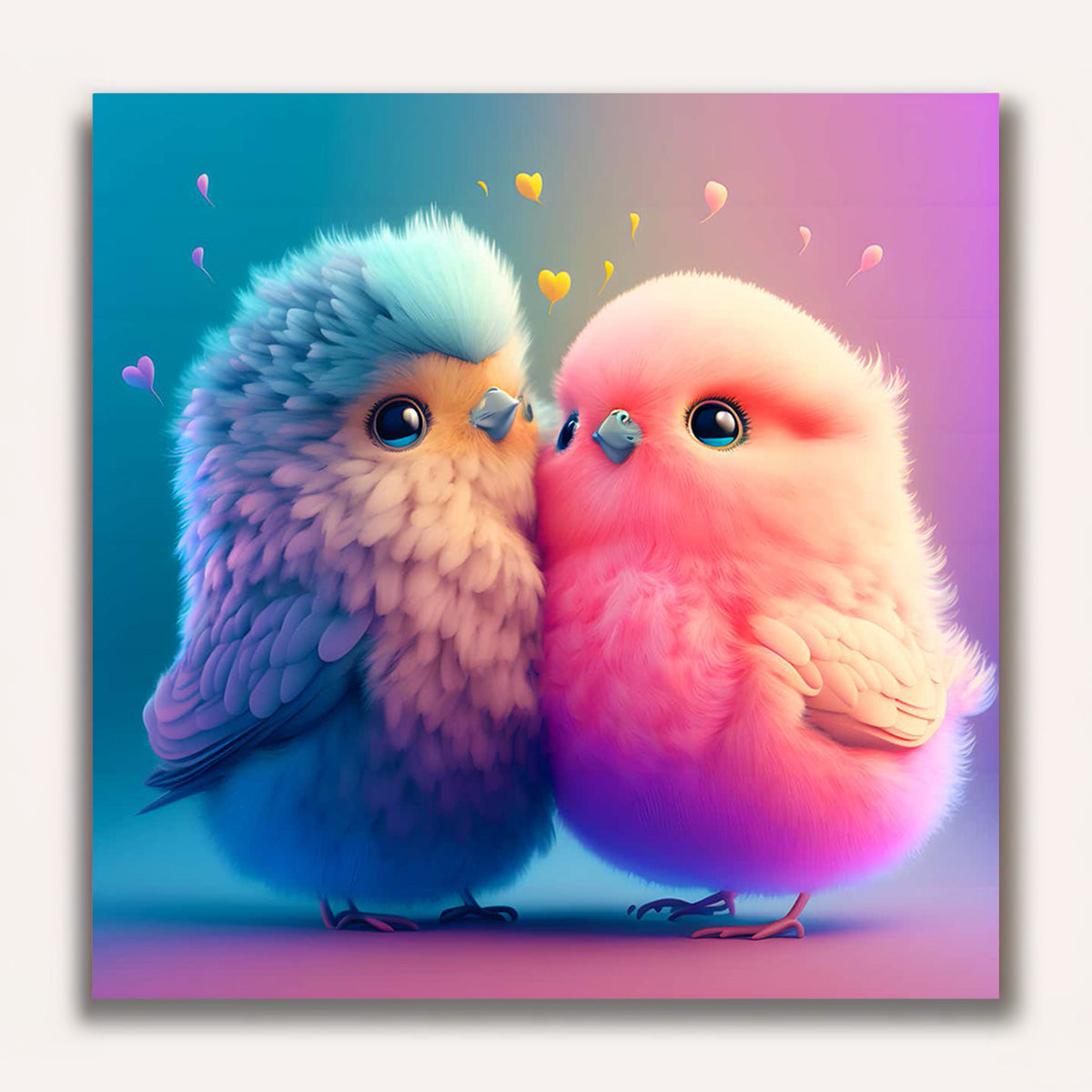 Paint by Numbers - Birds love for two
