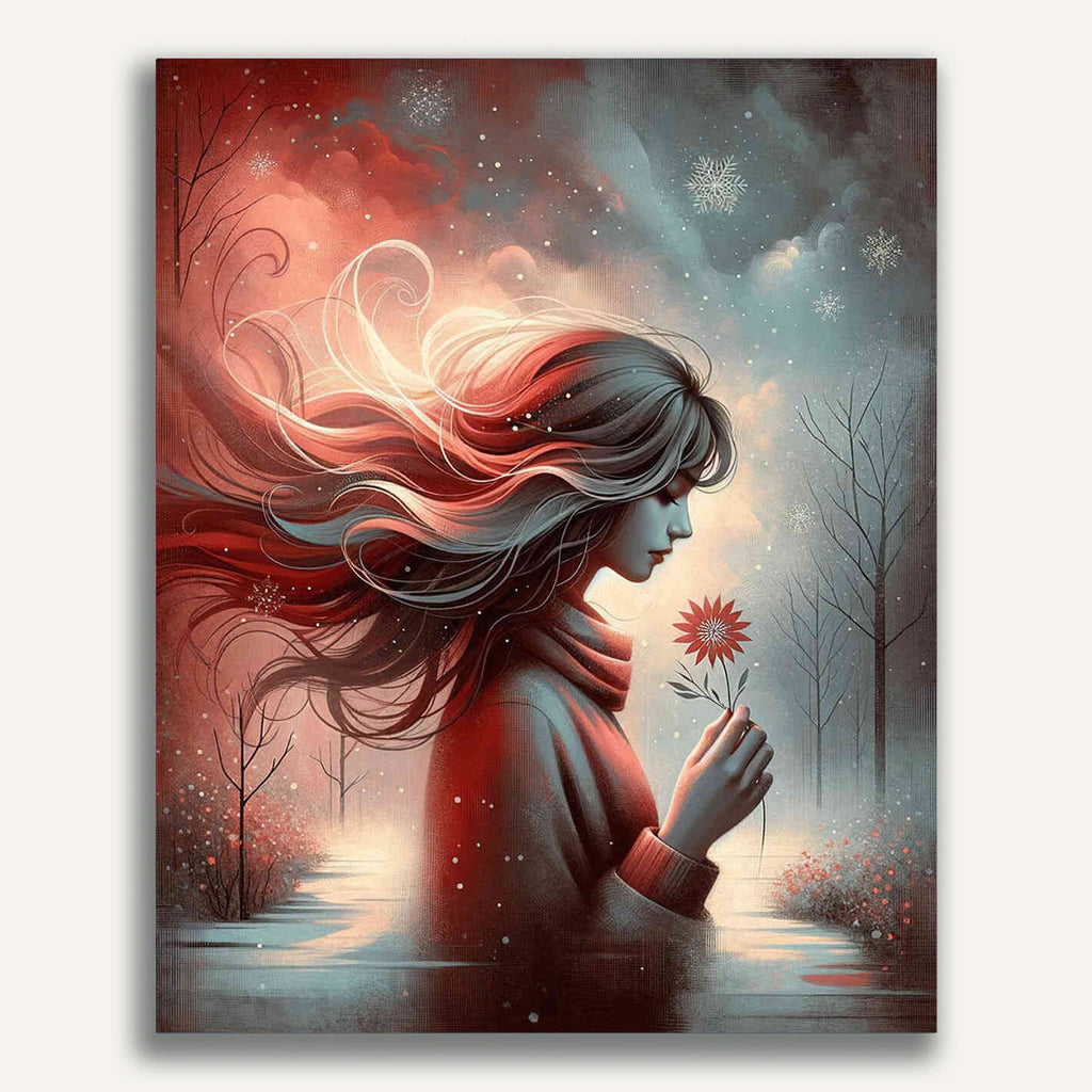 Paint by Numbers - Blowing hair