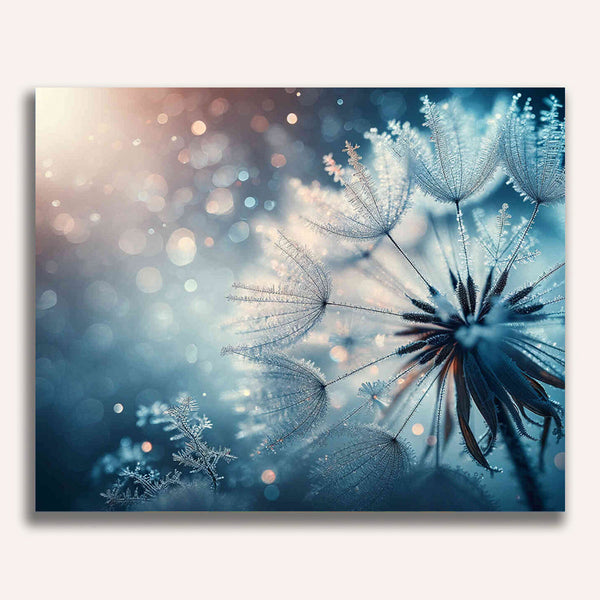 Paint by Numbers - Blue Ice Crystal Dandelion