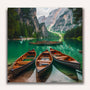 Paint by Numbers - Boats and mountain panorama