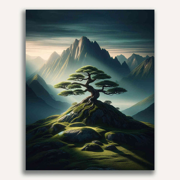 Paint by Numbers - Bonsai tree