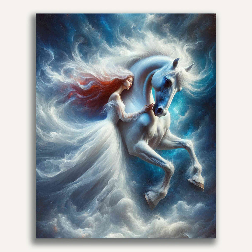 Paint by Numbers - Bride with White Horse