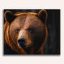 Paint by Numbers - Brown bear portrait