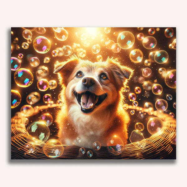 Paint by Numbers - Bubbles dog