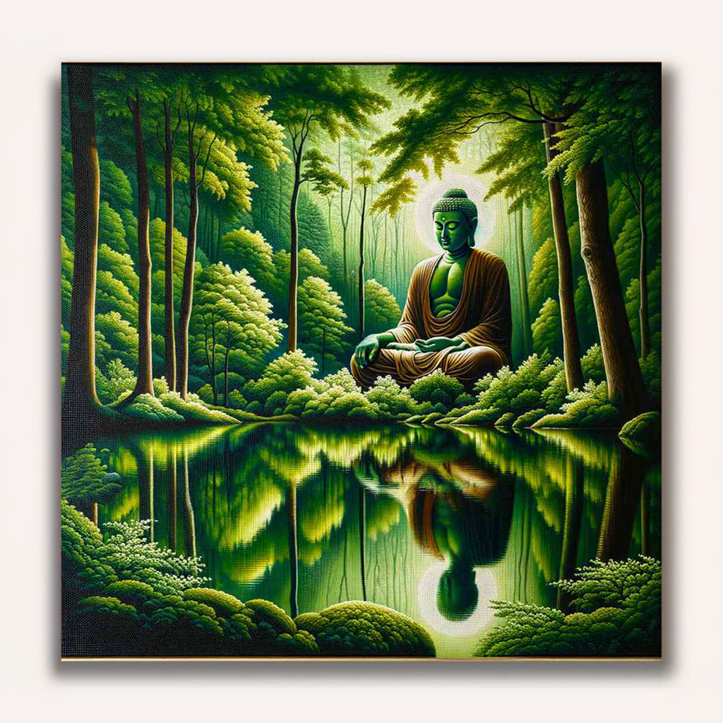 Paint by Numbers - Buddha at the window