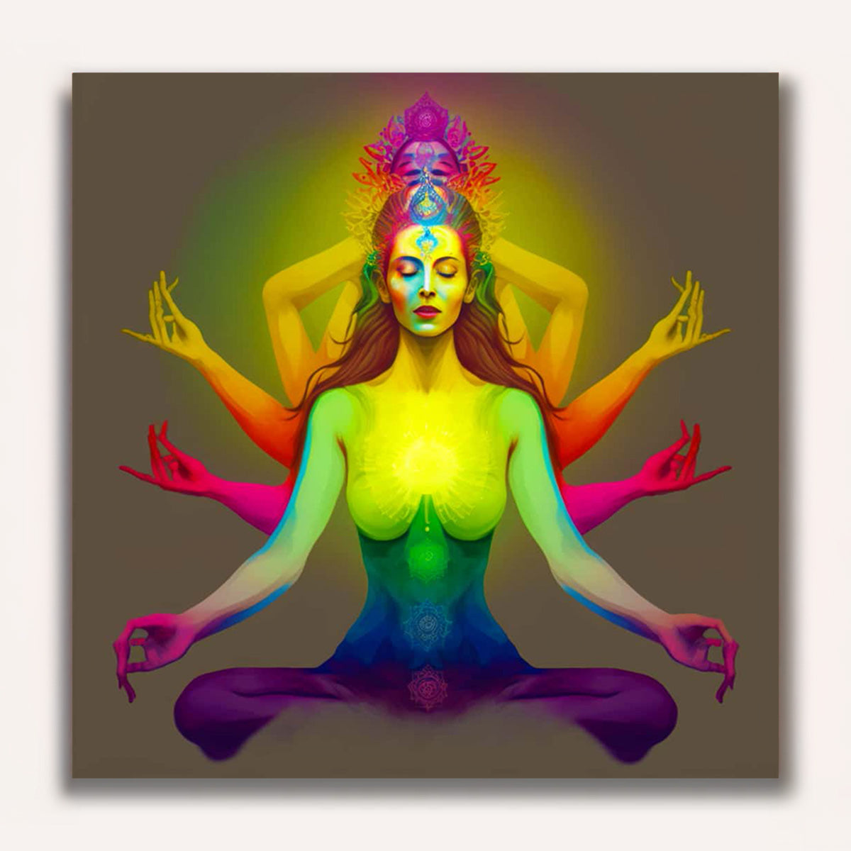 Paint by Numbers - Buddha Green