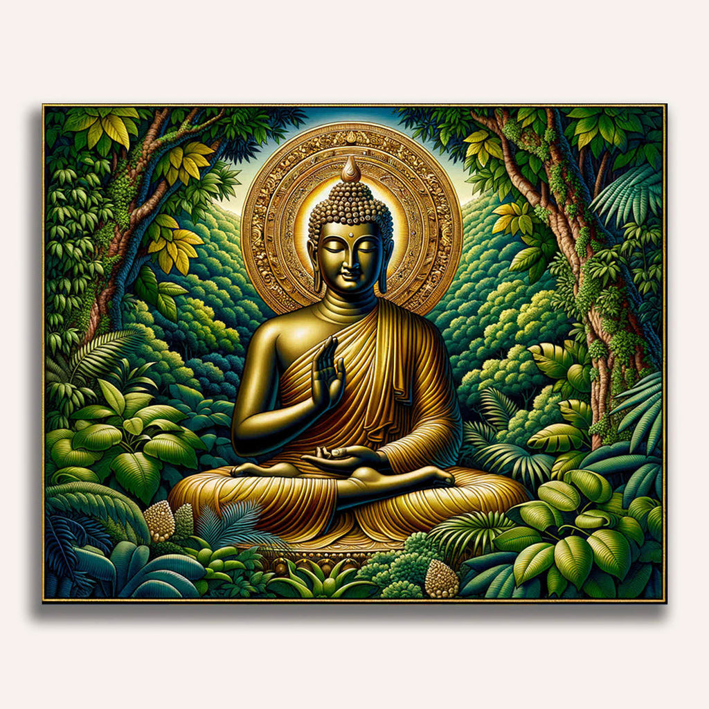 Paint by Numbers - Buddha in the Forest