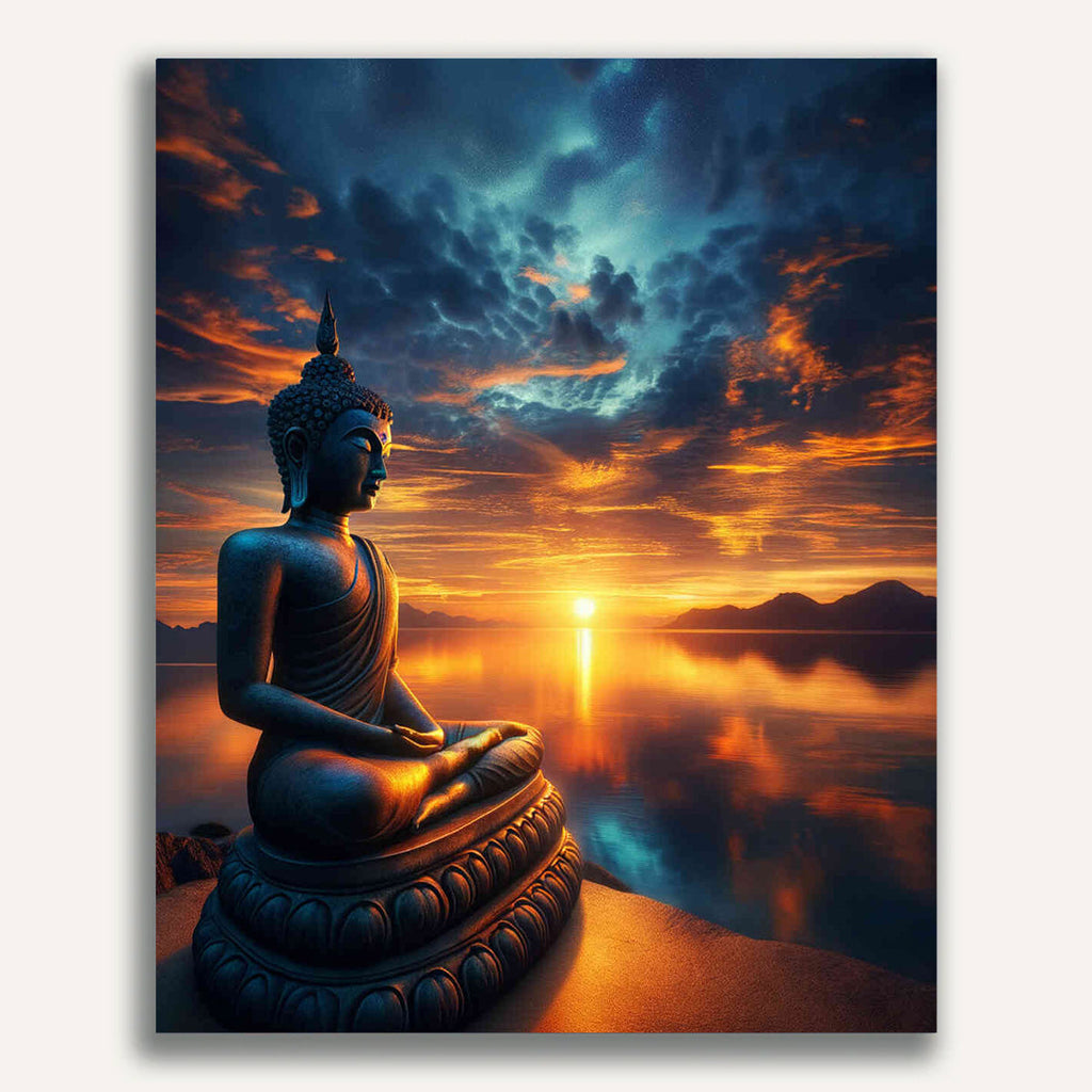 Paint by Numbers - Buddha Sunset