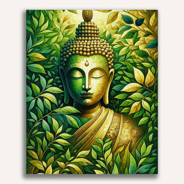 Paint by Numbers - Buddha with plant