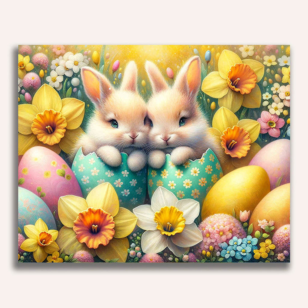 Paint by Numbers - Bunny eggs