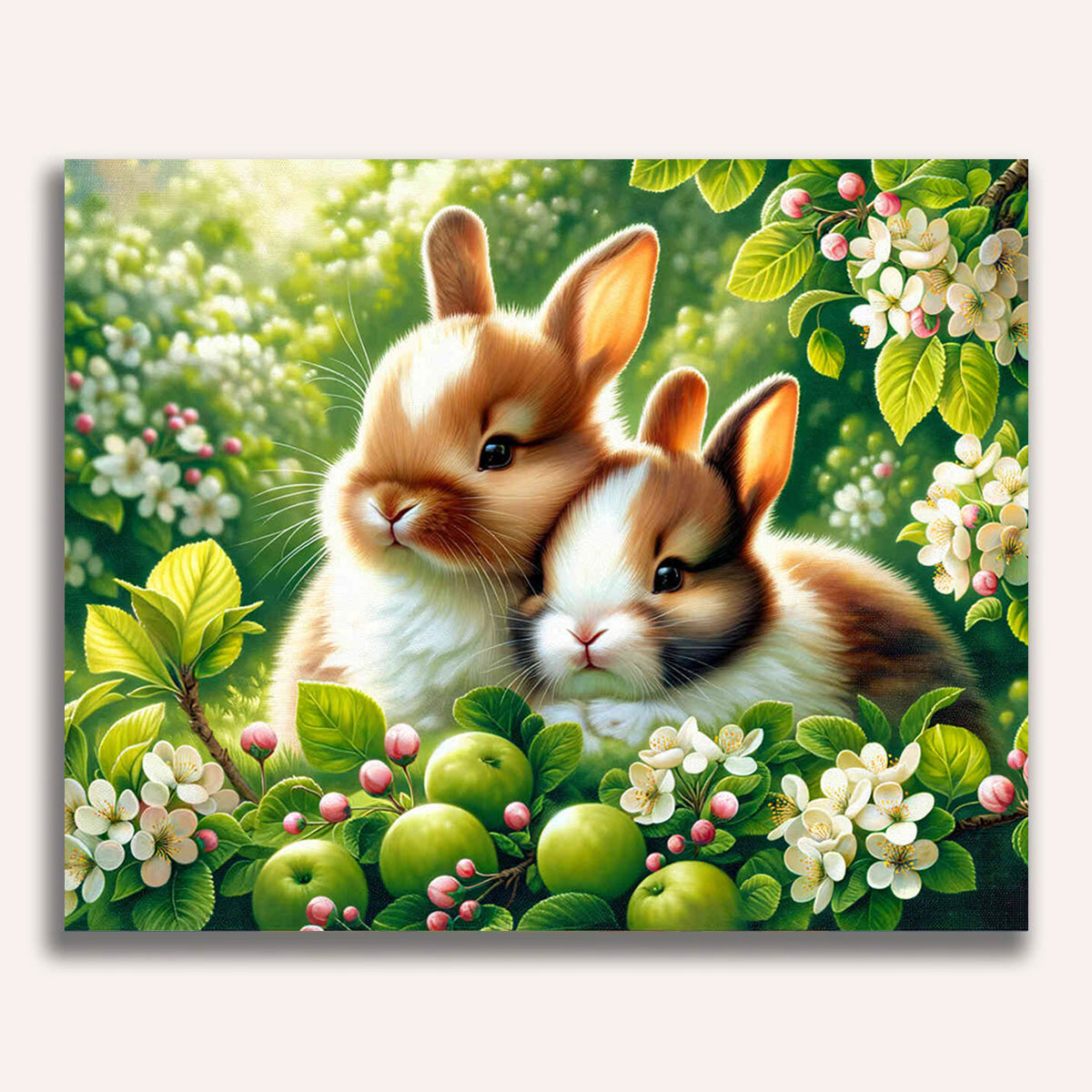 Paint by Numbers - Bunny Siblings